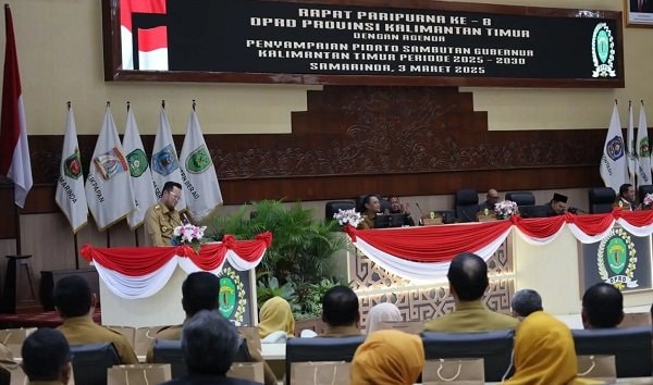 DPRD Kaltim Gelar Rapat Paripurna, Gubernur Rudy Mas’ud Paparkan Program Strategis Lima Tahun ke Depan