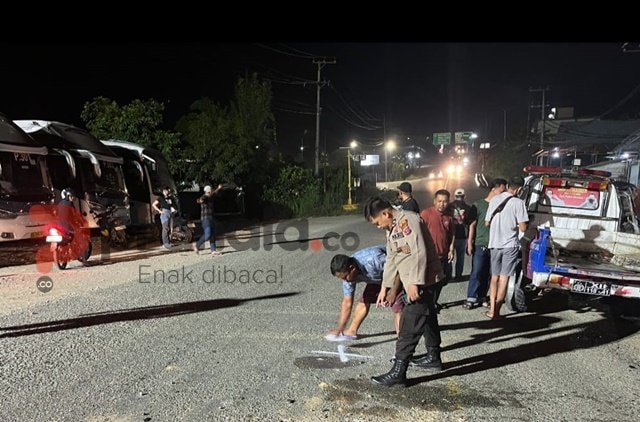 Kecelakaan Maut di Jalan Poros Bontang-Samarinda, Satu Pengendara Tewas, Korban Lainnya Luka Parah