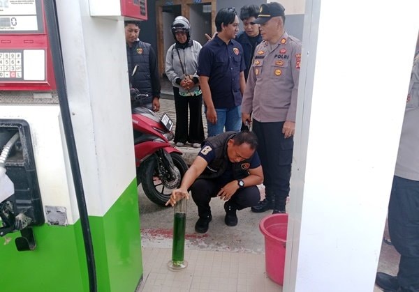 Sidak Empat SPBU, Polres Bontang Pastikan BBM Bebas Oplosan
