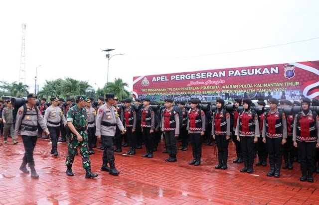 Polda Kaltim Terjunkan 5.957 Personel Amankan Pilkada 2024