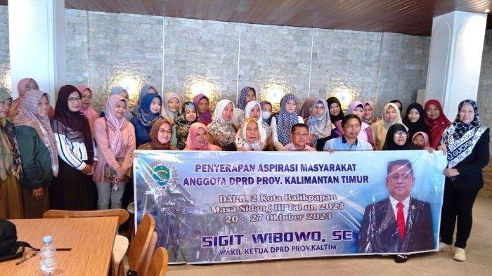 Wakil Ketua DPRD Kaltim Sigit Wibowo Serap Aspirasi Bunda PAUD Balikpapan Tengah