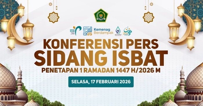 Live Streaming Sidang Isbat 2026: Link dan Jadwal Penetapan 1 Ramadan 1447 H