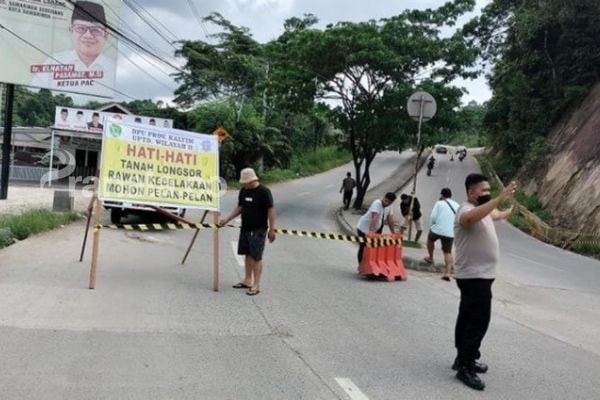 Pemprov Gercep, Longsor Teluk Bajau Langsung Ditangani