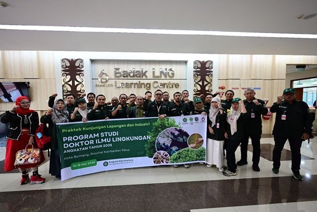 Badak LNG Bontang jadi Laboratorium Lapangan Mahasiswa S3 Ilmu Lingkungan Unmul Samarinda