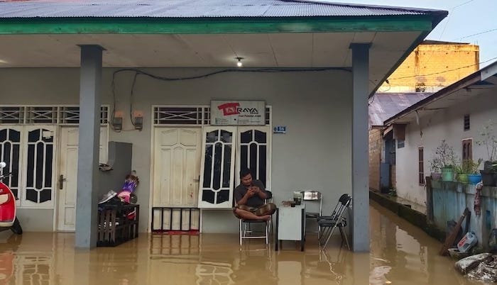 Sehari Hujan, 4 Kelurahan di Bontang Tergenang Banjir