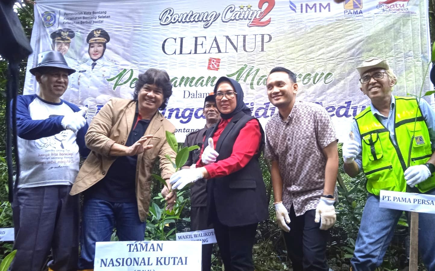 Yassier Arafat Apresiasi Bontang Camp 2 di Mangrove Edupark Berbas Pantai