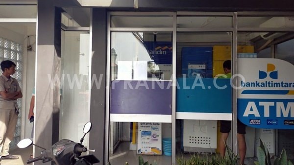 Dua Mesin ATM di Depan Bontang City Mall Dirusak, Polisi Selidiki Pelaku