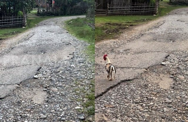 Jalan Rusak di Tabo-Tabo Pangkep Makin Parah, Warga: Seperti Kubangan!