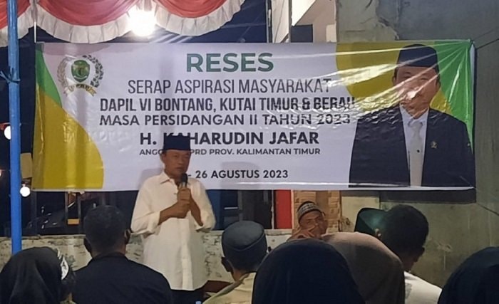 Tancap Gas! Kaharudin Jafar Gelar Reses di Bontang