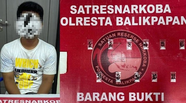Residivis Sabu Kembali Ditangkap di Balikpapan, 11 Paket Diamankan