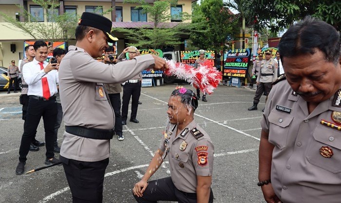25 Personel Polres Pangkep Naik Pangkat, Kapolres: Ini Amanah, Bukan Sekadar Penghargaan
