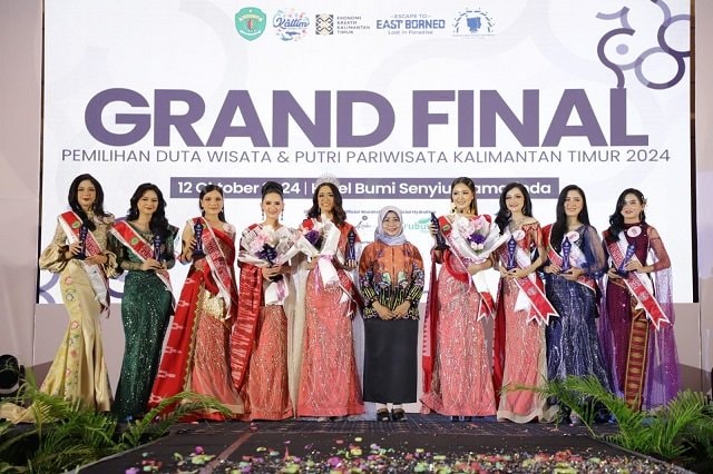 Nizam dan Nabila Terpilih jadi Duta Wisata dan Putri Pariwisata Kaltim 2024