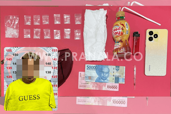 Polres Bontang Bekuk Pengedar Sabu, Amankan 5,13 Gram Barang Bukti