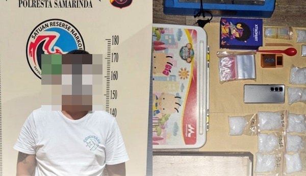 Simpan Sabu Setengah Kilo Lebih, Pria di Samarinda Kaltim Ditangkap Tengah Malam