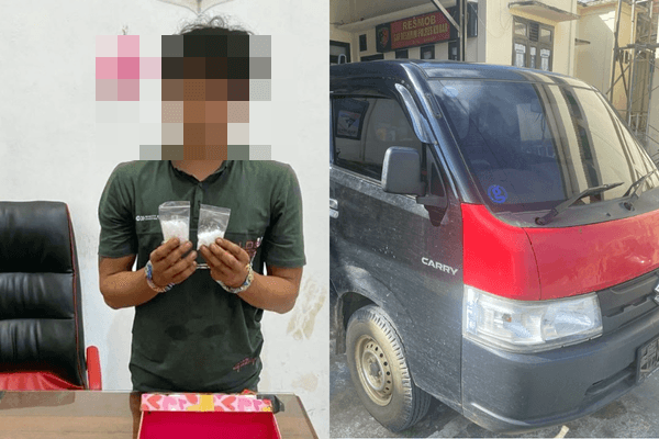 Bukan Cuma Curi Mobil, Ternyata Pria di Kutai Barat Ini Simpan Narkotika di Rumahnya