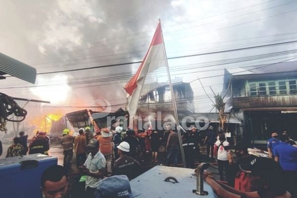 Kebakaran Hebat di Balikpapan, 34 Rumah Rata dengan Tanah