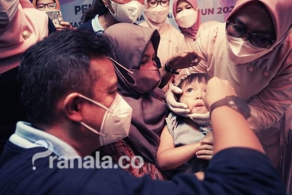 Tertinggi Ketiga Nasional, Bulan Imunisasi Anak di Kaltim Capai 57 Persen