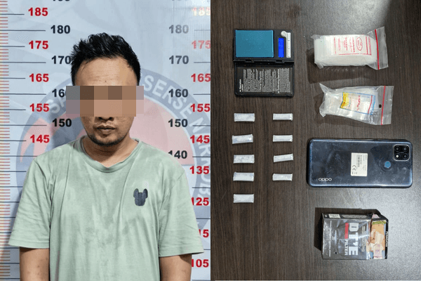 Polisi Grebek Indekos di Gunung Telihan Bontang, Sabu 4,5 Gram Disita