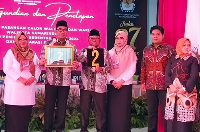 Lawan 'Kotak Kosong', Andi Harun-Saefuddin Zuhri Ditetapkan sebagai Kandidat Nomor Urut 2 di Pilkada Samarinda 2024