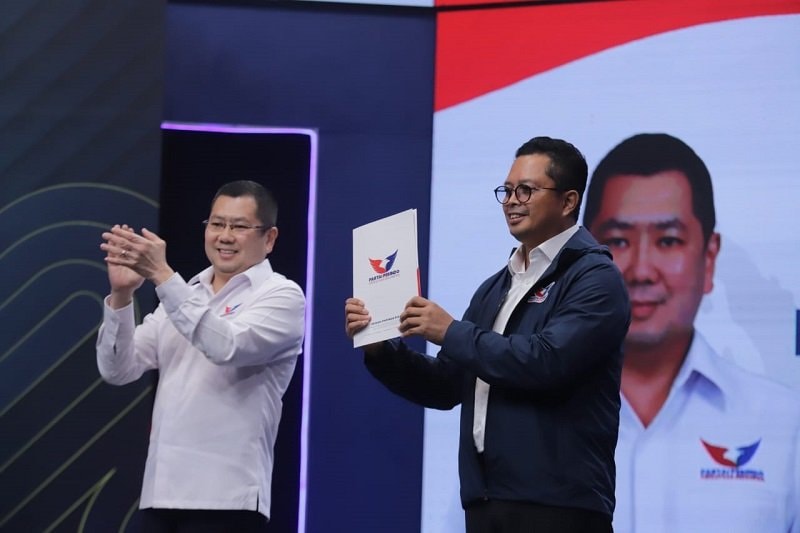 Senator Kaltim Mahyudin Resmi Gabung Perindo, Diberi Jabatan Penting