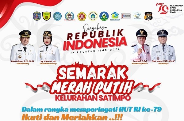 Semarakan HUT RI, Kelurahan Satimpo, Bontang Gelar Pentas Seni Budaya hingga Jalan Sehat