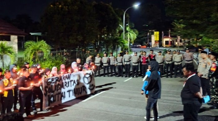 Ratusan Pemuda di Kutim Gelar Aksi Solidaritas, Suarakan Tiga Tuntutan untuk Polri