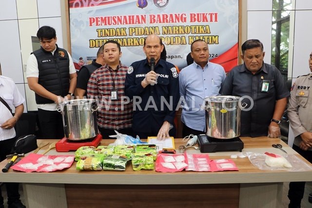 Polda Kaltim Bongkar Jaringan Narkotika, Amankan 8 Kilogram Sabu di Tiga Lokasi