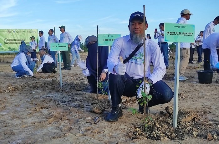 Komitmen Lestarikan Lingkungan, PT Kaltim Nitrate Indonesia Tanam 6 Ribu Bibit Mangrove di Wilayah Pesisir Bontang