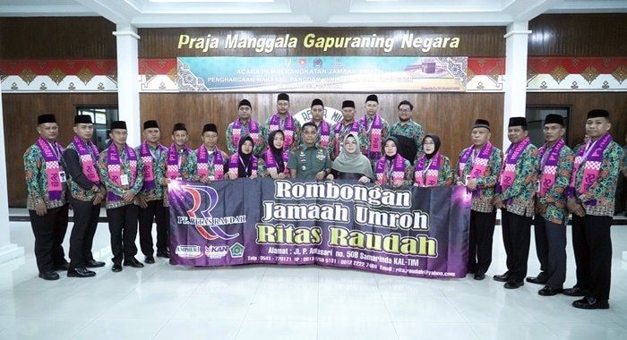 Serka Nuriadi Berangkat Umrah, Dandim Bontang Doakan Kelancaran dan Keselamatan