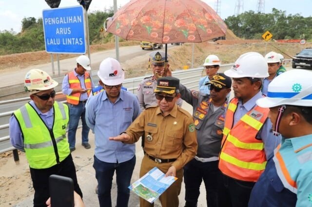 Bupati Kutim Soroti Kemiringan Jalan Nasional Bengalon