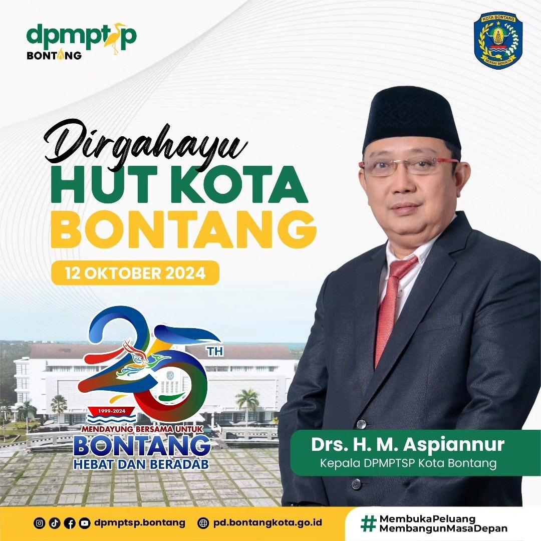 DPMPTSP Bontang Ajak Warga Bersinergi Wujudkan Kota Hebat di HUT Bontang ke-25