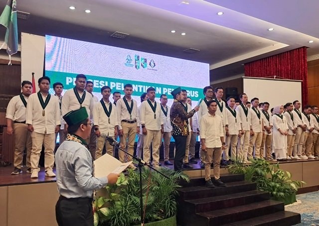 Sadly Jaya Resmi Dilantik Sebagai Ketua PAO HMI Kaltim-Kaltara, Siap Kawal Pembangunan Daerah