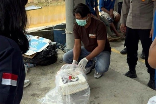 Janin Bayi Laki-laki Ditemukan Mengapung di Sungai Ampal Balikpapan