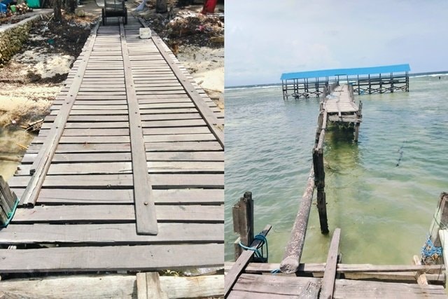 Jembatan Pesisir Marasende Pangkep Belum Fungsional Meski Direhabilitasi