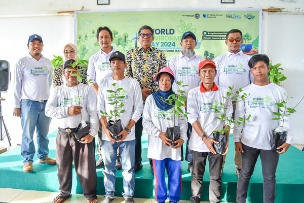 6 Ribu Mangrove Ditanam di Pesisir Bontang, Wali Kota Basri Rase Apresiasi PT KNI