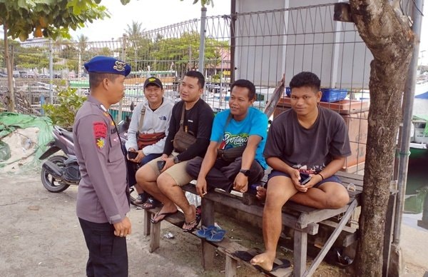 Sat Polairud Polres Bontang Perketat Pengawasan Kapal Wisata Menuju Pulau Beras Basah