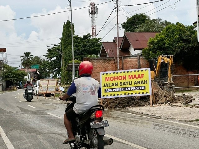 Drainase Jalan Suryanata Bontang Mulai Digarap, Pakai APBD Nilainya Rp6,9 Miliar