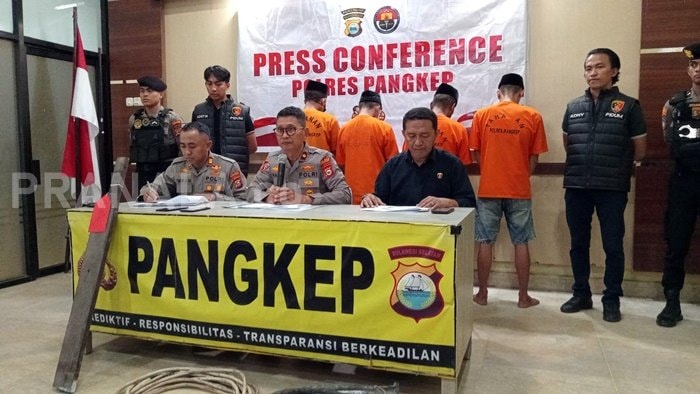 Operasi Sikat Lipu 2025, Polres Pangkep Ungkap 10 Kasus dan Tahan 4 Tersangka