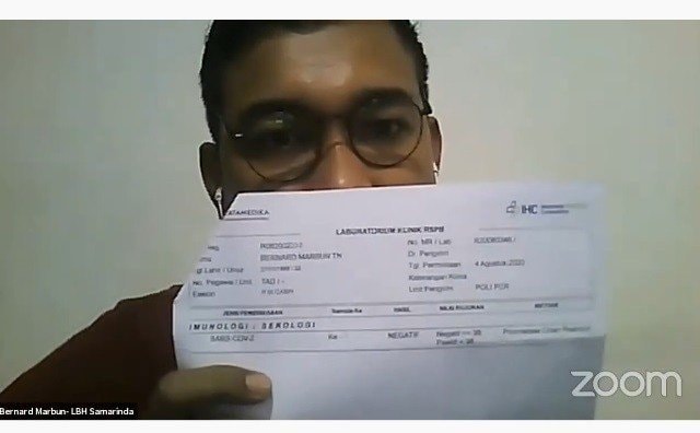 Aktivis di Samarinda Diduga Positif Covid-19 Uji Swab Tandingan, Ini Hasilnya