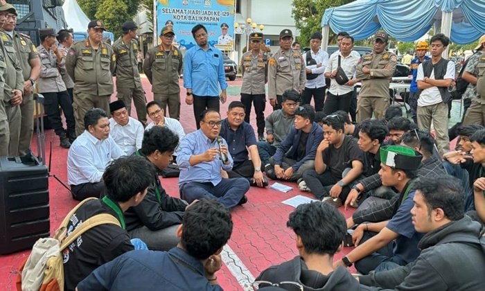 Respons Demo Mahasiswa, Wawali Balikpapan Targetkan Banjir Tuntas 2029