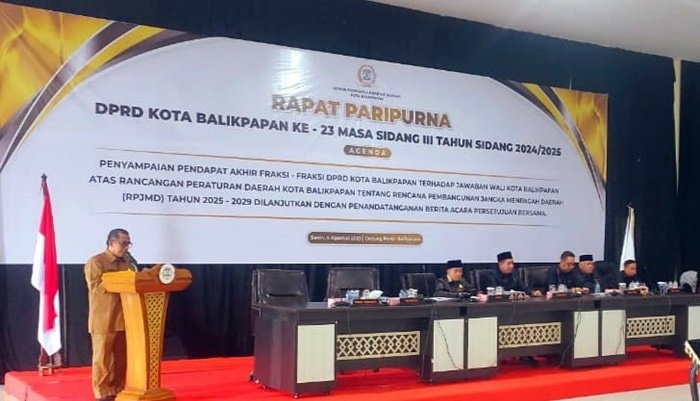 RPJMD Balikpapan 2025–2029 Resmi Disepakati, Fokus Program Prioritas dan Pelayanan Publik