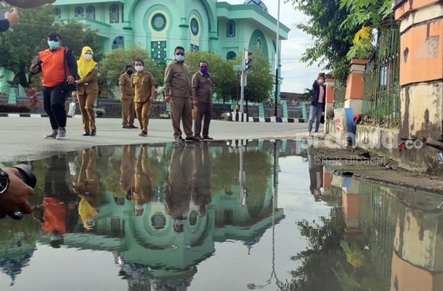 Drainase Diperbaiki, Simpang Masjid Al-Hijrah Tak Tergenang Lagi