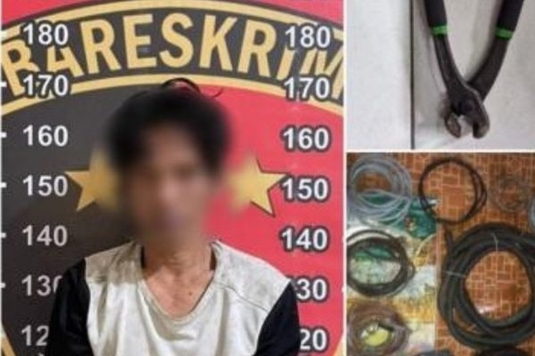 Petugas Keamanan Gagalkan Pencurian Kabel Optik di BTS Telkomsel Sungai Pinang, Samarinda