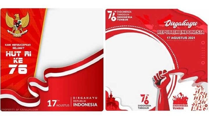 Meriahkan HUT ke-76 RI, Ini Daftar Link Twibbon yang Bisa Diunggah