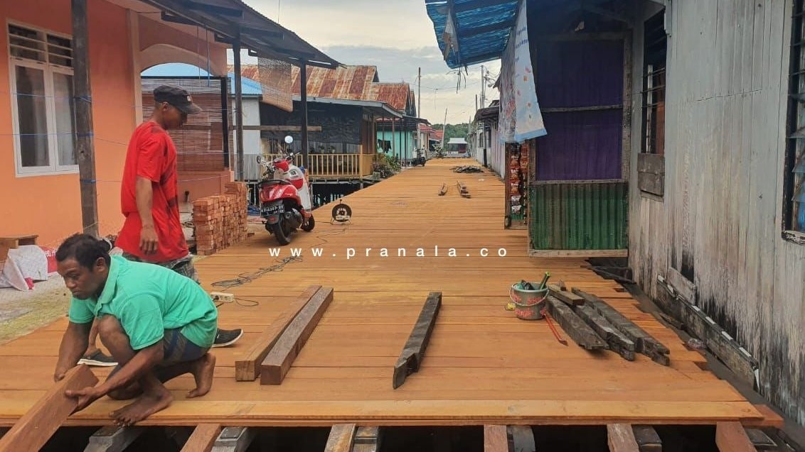 Progres Pembangunan Jembatan Selambai Masih 10 Persen