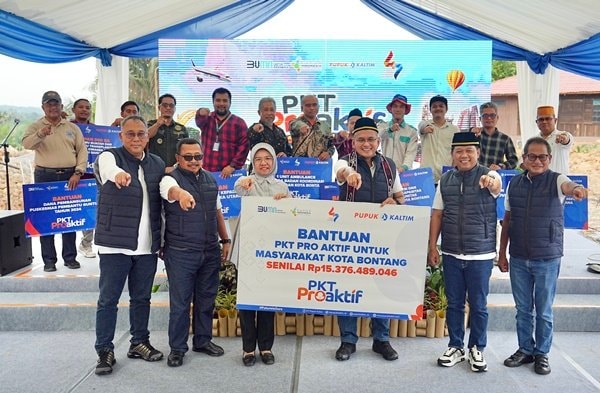 Pupuk Kaltim Salurkan Rp15,3 Miliar ke Bontang lewat Program PKT Proaktif