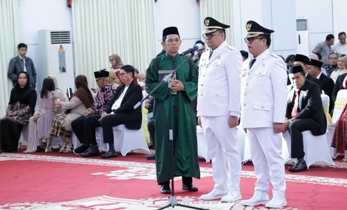 Bupati-Wakil Bupati Kukar 2025–2030 Dilantik, Gubernur Kaltim Titip Pesan soal Antikorupsi