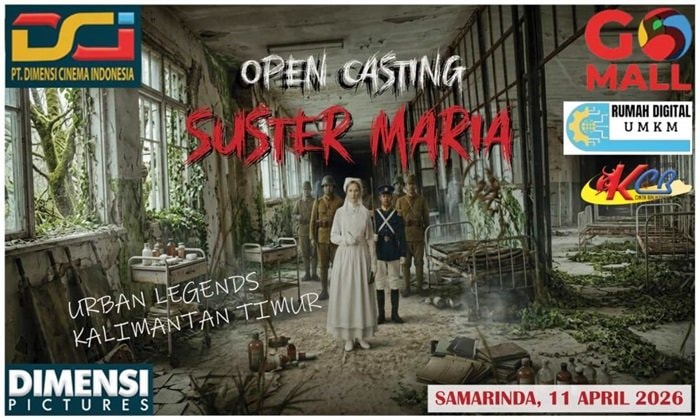 Film “Suster Maria” Libatkan Talenta Kaltim, Open Casting Diserbu Peserta di Samarinda-Balikpapan