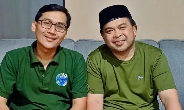 Ketua Pokdarwis Kota Bontang I Gede Astriawan saat silahturahmi bersama Wakil Wali Kota Bontang Agus Haris Ketua Pokdarwis Kota Bontang I Gede Astriawan saat silahturahmi bersama Wakil Wali Kota Bontang Agus Haris