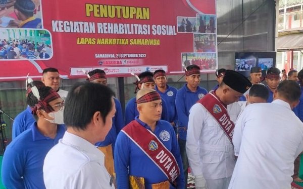 Ratusan Napi Lapas Narkotika Samarinda Direhabilitasi